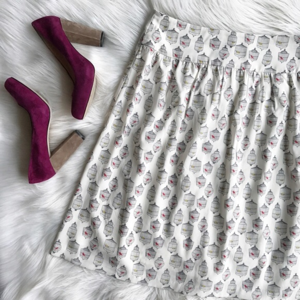 Birdcage circle skirt